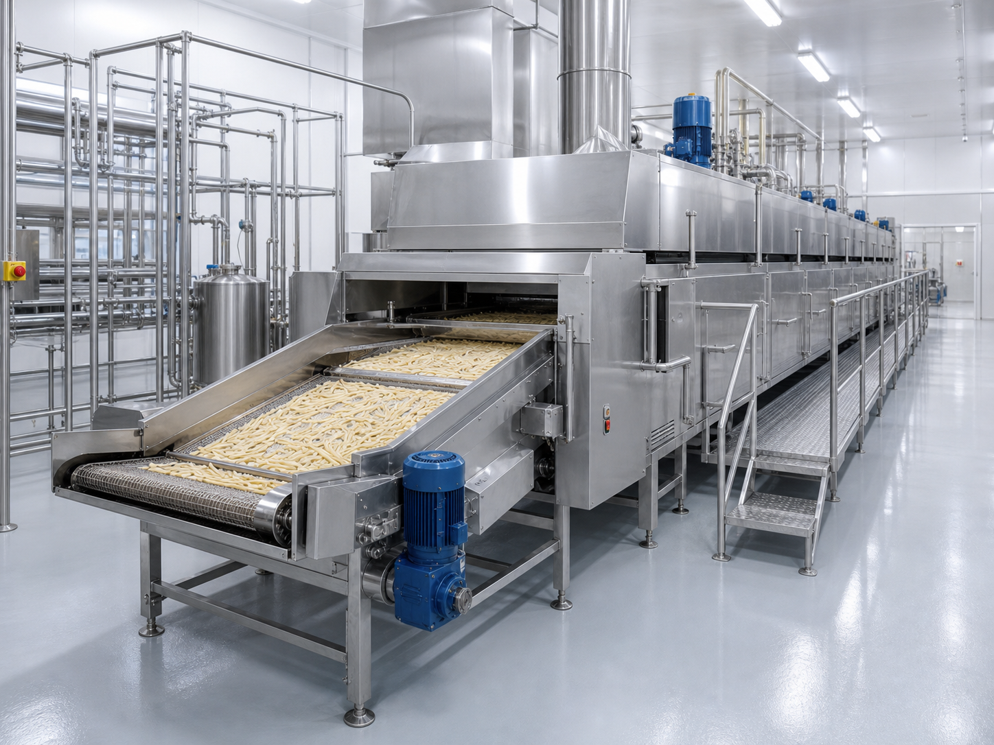 Clean fryer and heat treatment equipment
