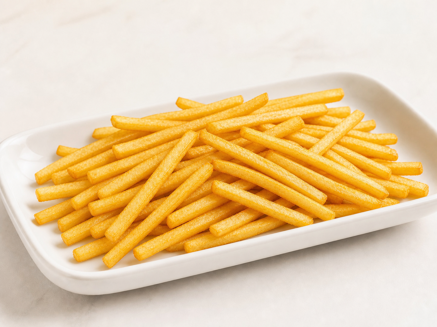 Realistic 10mm coated frozen French fries for delivery